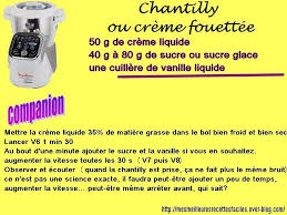 Chantilly Au Companion Mes Meilleures Recettes Faciles Recette Recette Companion Moulinex Recette Companion