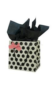 Gift bags is what we do best as well as custom bags, boxes, bows, ribbon, tissue paper and other items for all your retail packaging needs. Gift Bag With Tissue Paper Stock Photo Image Of Spotted 16056924