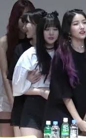 This Beautiful Idol Receives Some Naughty Hands From Her Group Members Idol Beautiful Girl