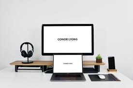Dual Screen Psd Mockup Conor Lyons Mockup Psd Mockup Mockup Free Psd
