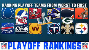 Maybe you would like to learn more about one of these? Ranking Every Nfl Playoff Team From Worst To First 2021 Nfl Playoffs Youtube