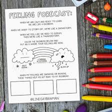 Teddy bear in both the all about me and my family activity theme there are lots of preschool and kindergarten activities that promote young children's self esteem and self identity. Feeling Forecast Emotional Regulation Teaching Worksheets