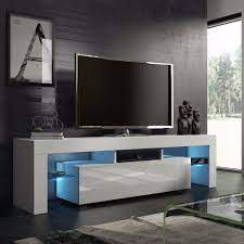 Homgrace Modern Tv Unit Cabinet Stand With 2 Shelves Durable Shelf Storage Living Room Furniture Meuble Tv Mobilier Maison Meuble Moderne