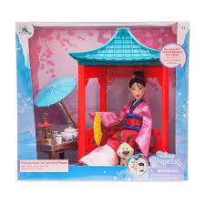 Product Image Of Mulan Tea Ceremony Playset 3 Disney Barbie Dolls Disney Princess Dolls Mulan Disney