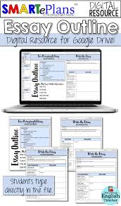 Help Students Write In The Digital Classroom With This Google Slides Digital Essay Outline This Essay Essay Outline Student Writing English Teacher Resources