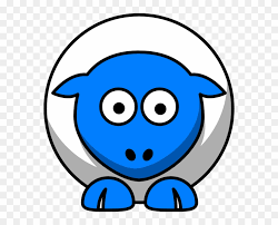 Party with cardi at hollywood palladium on may 8, 2019 in los angeles, california. Sheep Looking Straight White With Bright Blue Face Animal Cartoon Clipart Png Download 3797691 Pikpng