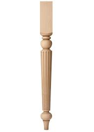 Designs of distinction 4 x 29 inch square leg with natural sleeve 236814. This Classically Styled Kitchen Island Leg Works Well In Both Contemporary And Historical Settings The Leg Is Tu Wood Table Legs Table Legs Kitchen Table Legs