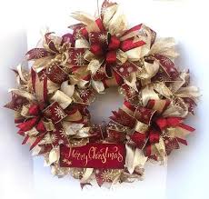 Winter Wreath Burgandy And Gold Wreath Deco Mesh Wreath Christmas Wreath Deco Exchange Wreath C Winter Wreath Rustic Christmas Wreath Christmas Wreaths