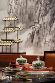 几何空间设计作品 郑州新东润泰和新中式样板间6057830 table settings table settings