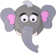 Paper Plate Elephant Craft Elephant Crafts Paper Plate Masks Jungle Animal Crafts
