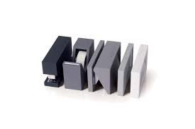 lexon buro ld120g office accessory set stapler tape dispenser grey hole punch abs grey eraser 14 5 x 22 x 8 cm amazon co uk kitchen home 用品 文具