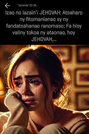 ✋Atsaharo ny fitomanianao sy ny fandatsahanao ranomaso😭; Fa hamaly ny  fangatanao Andriamanitra.