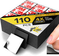 Hyper-Sticky Magnets with Adhesive Backing - Strong Magnetic Squares for Whitebo