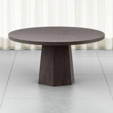 This natural wood round cake stand has a rustic sophistication that will look amazing at your outdoor wedding or in your home. Kesling 60 Round Wood Dining Table Crate And Barrel Uae