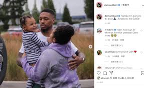 I 'm a daddy daddy now, he wrote. The Rematch Is Too Painful Lillard Reluctantly Left His Wife And Son Teasing That He Felt Like He Was Going To Serve His Sentence Daydaynews