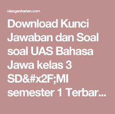 Kunci jawaban tematik kelas 4 tema 2. Kunci Jawaban Tantri Basa Kelas 3 Kanal Jabar