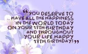 Happy birthday to my little princess who turns another year older today! Top 100 Happy 17th Birthday Wishes For Girl Boy