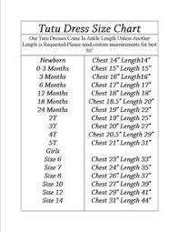 Tutu Dress Size Chart Crochet Tutu Crochet Tutu Dress