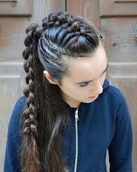 Color them up or leave them loose to give a stronger look. Braids Women Hairstyle Viking Braids Women Viking Braids Women Viking Braids Women Viking Hair Cool Hairstyles Braided Hairstyles