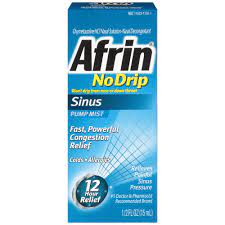 Afrin No Drip Allergy Sinus Pump Mist Nasal Decongestant 5 Oz Smith S Food And Drug