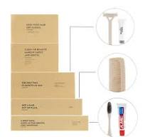 [Hot Item] Hotel Amenities Set Disposable Amenity Kit in Kraft Paper Pouch