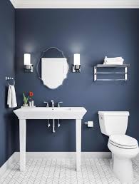 Ocean Blue Classic Bathroom Bathroom Wall Colors Blue Bathroom Decor Blue Bathroom Walls