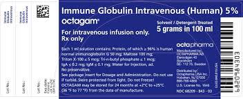 Octagam Immune Globulin Intravenous Human 5 Liquid