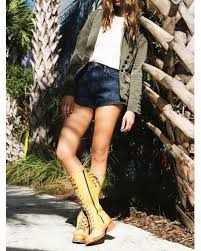 I'm a college student so i'll be doing some walking in them. Free People Leather Campus Lace Up Boot In Banana Natural Lyst