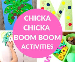 So, once again this is a combined post! The Best Chicka Chicka Boom Boom Activities For Learning The Abcs