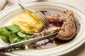 Tuna Au Poivre With Red Wine Sauce Recipe Recipe Red Wine Sauce Recipes Cooking