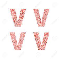 Grayscale photo of love letter. Alphabet Letter V With Red Heart On Valentine S Day Valentine S Day Alphabet Of Hearts Love Abc Royalty Free Cliparts Vectors And Stock Illustration Image 70961455