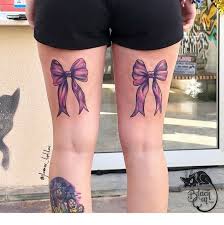 A red rose is for love; 1001 Ideas For Thigh Tattoos For Women Who Are The Ultimate It Girl