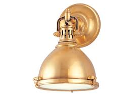 Pelham 1 Light 8 Inch Aged Brass Wall Sconce Wall Light