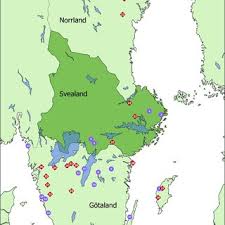 Old maps of svealand on old maps online. Map Of Sweden Showing The Location Of The Investigated Farms Download Scientific Diagram