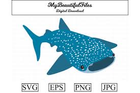Download Whale Shark Clipart Design Graphic By Mybeautifulfiles Creative Fabrica SVG Cut Files