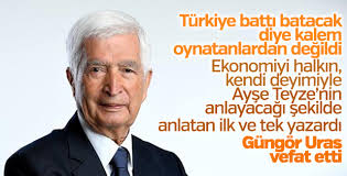 Güngör Uras'a veda ile ilgili görsel sonucu