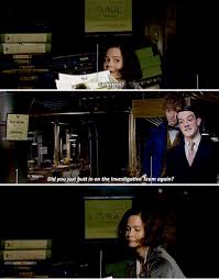 A page for describing characters: Fantastic Beasts Tina Hiding Fom Abernathy Abernathy A Pompous Jobsworth Enters He I Fantastic Beasts Movie Fantastic Beasts Harry Potter Fantastic Beasts
