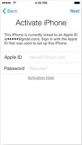 I was able to connect to wifi and it says this apple id ******** cannot be used to . Fixing A Used Iphone That Won T Activate Icloud Unlock My Iphone Unlock Iphone
