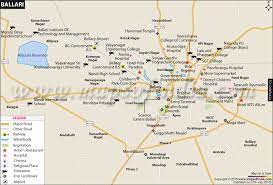 Bellary To Bangalore Route Map Ballari (Bellary) City Map