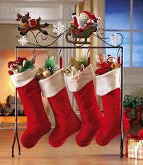 Floor Stocking Holder Perfect Solution When There S No Fireplace Christmas Stockings Christmas Stockings Diy Christmas