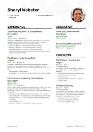Social media skills on resume. Media Consultant Cv July 2021