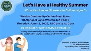 Find the right memory care facility in weston, ma for a loved one with alzheimer's or dementia. Covid 19 Vaccine Booster Clinic For Ages 5 This Thursday June 16 In Weston Weston Owl