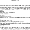 Kesahan kandungan soal selidik menurut pandangan pakar adalah tinggi sekiranya pekali. 1