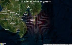 Latest earthquakes near mati, davao oriental, davao, philippines, past 7 days. Quake Info Moderate Mag 5 0 Earthquake Philippines Sea 47 Km South Of Mati Province Of Davao Oriental Philippines On 18 Jul 8 09 Am Gmt 8 10 User Experience Reports Volcanodiscovery