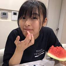 森七菜さん morinana official instagram写真と動画 スイカ もりなな 森