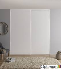 Portes De Placard Optimum Blanc Structure Porte Placard Coulissante Placard Coulissant Porte Placard