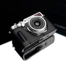 Gariz Hg X100fbk Genuine Leather Half Case For Fujifilm Fuji X100f Black Camera Case Camera Nikon Camera