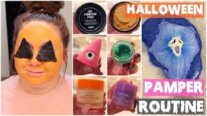 Halloween Pamper Routine! Trying Spooky Products