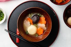 Oshogatsu is honored with visits to local shrines to wish for good fortune and health in the upcoming year, and of course. Ozoni ãŠé›'ç…® Japanese New Year Mochi Soup Okonomi Kitchen