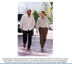 Asimismo, aseguró que él y rené juárez cisneros fueron adversarios, pero no enemigos y expresó su admiración por alguien que escaló desde abajo su muerte fue confirmada por el gobernador de guerrero, héctor astudillo, quien extendió su pésame a su familia, amigos, compañeros y seguidores. El Gobernador Constitucional Del Estado Rene Juarez Cisneros Se Reunio Con El Gobernador Electo Carlos Zeferino Torreblanca Galindo Foto De Portada 15022005 El Sur Acapulco Suracapulco I Noticias Acapulco Guerrero